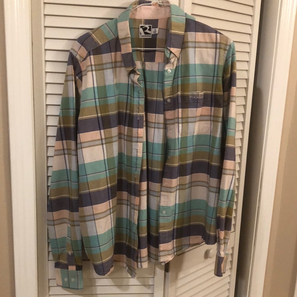 Plaid button down - Picture 1 of 4